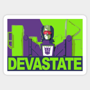 Devastated Sticker